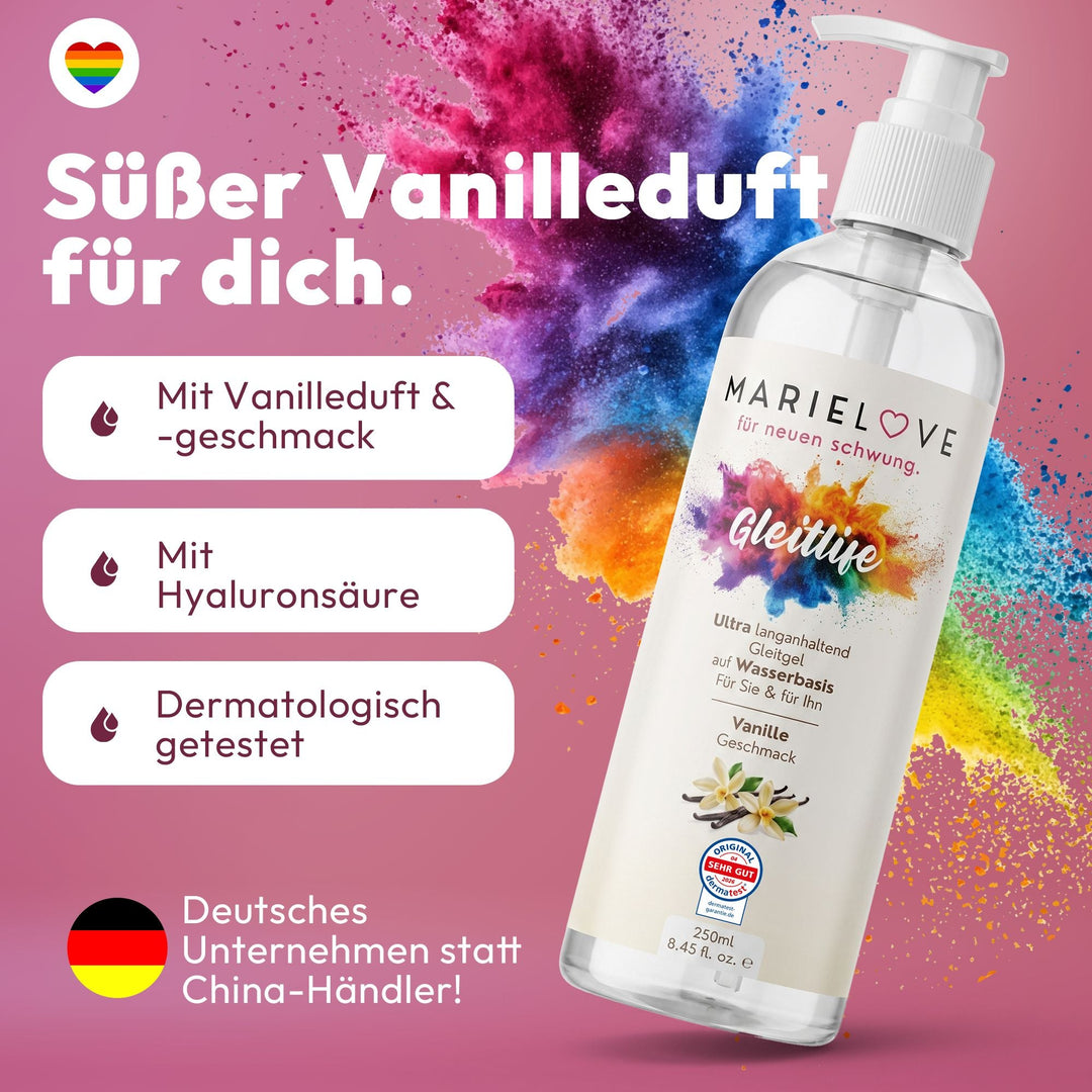 Marielove Gleitlife Vanille Gleitgel auf Wasserbasis, 250 ml