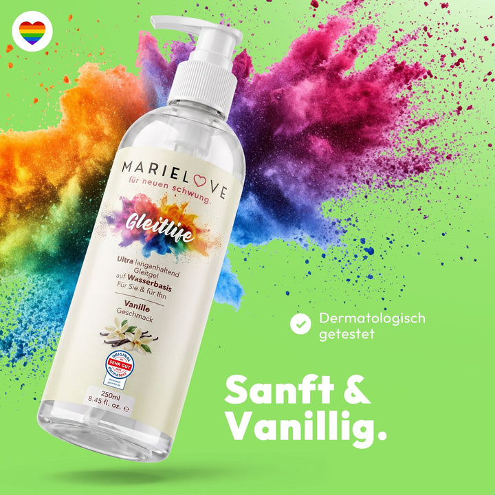 Marielove Gleitlife Vanille Gleitgel auf Wasserbasis, 250 ml