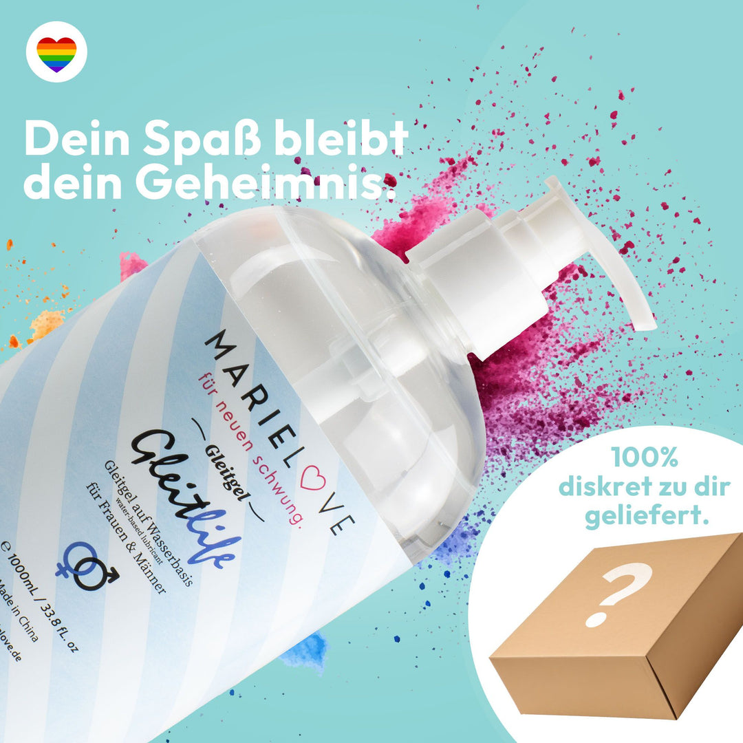 Marielove Gleitgel auf Wasserbasis 1000ml geschmackslos