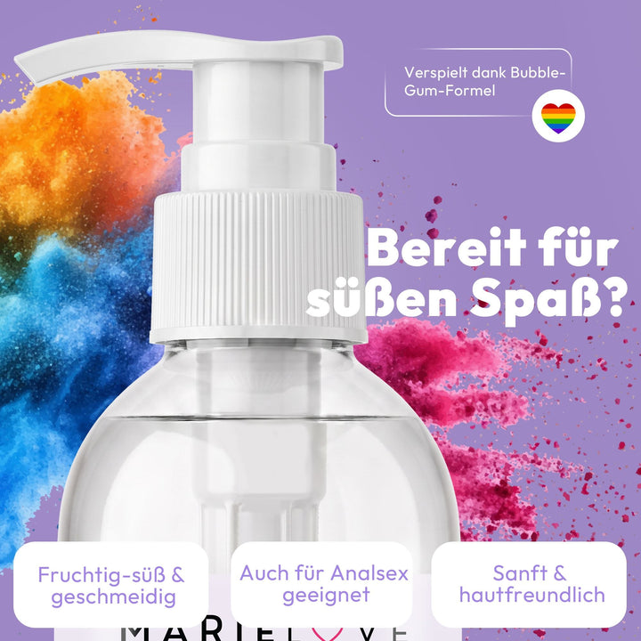 Marielove Gleitlife Bubble Gum Gleitgel auf Wasserbasis, 250 ml