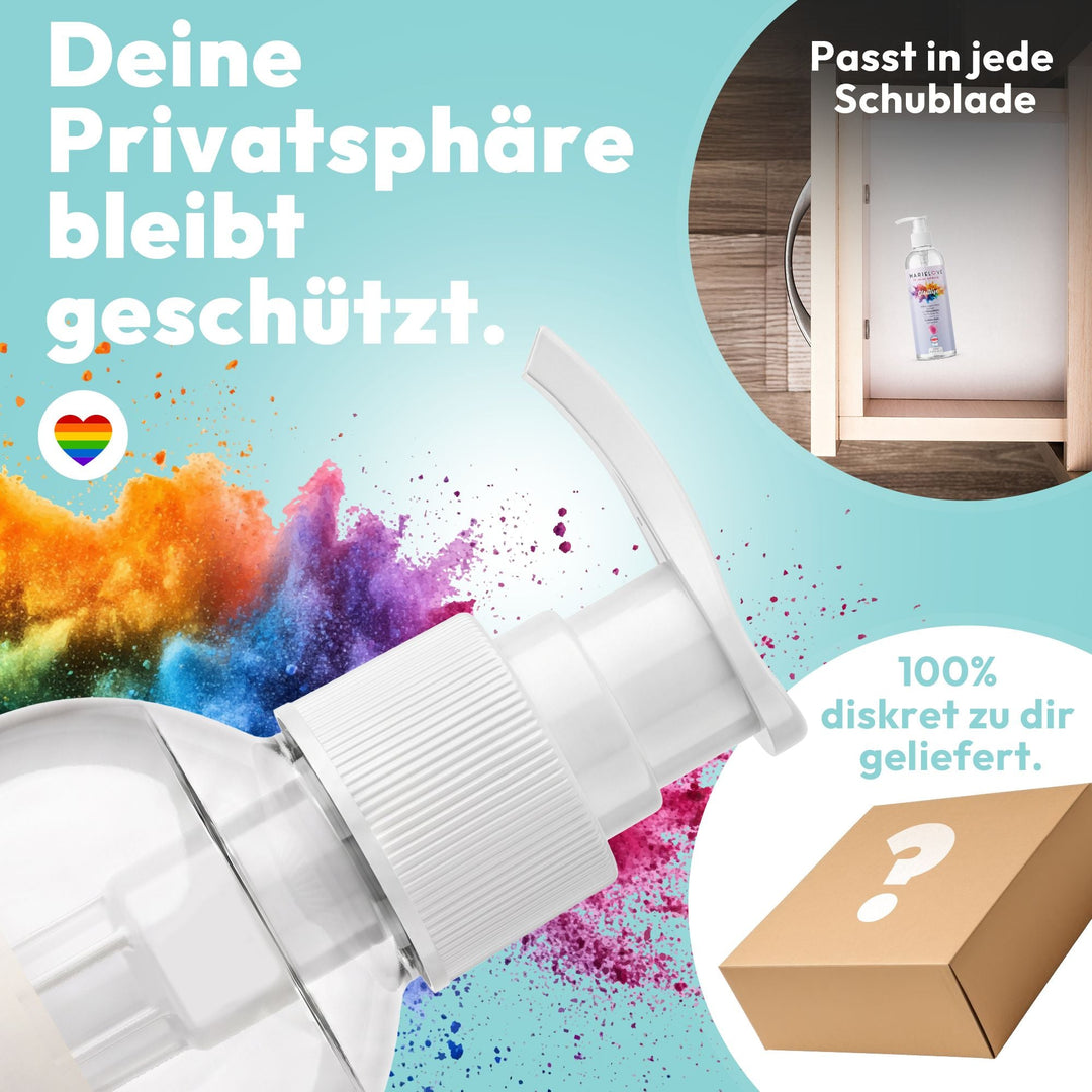 Marielove Gleitlife Bubble Gum Gleitgel auf Wasserbasis, 250 ml