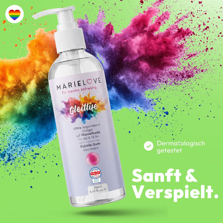 Marielove Gleitlife Bubble Gum Gleitgel auf Wasserbasis, 250 ml