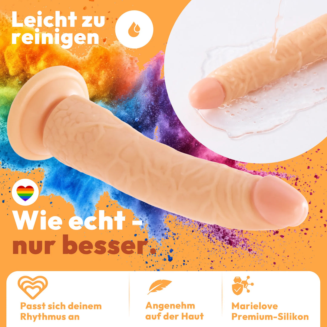marielove Saugnapfdildo 21cm Dildo mit Saugnapf