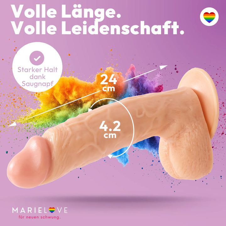 marielove Saugnapfdildo Dildo Paul 24cm