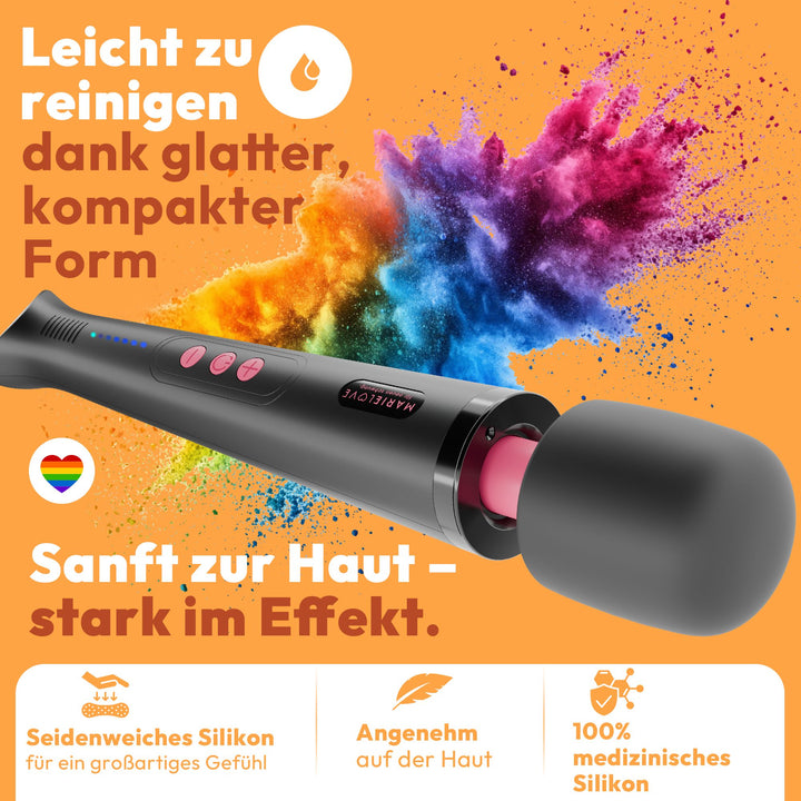 marielove Magic Wand Vibrator Magic Wand Akku