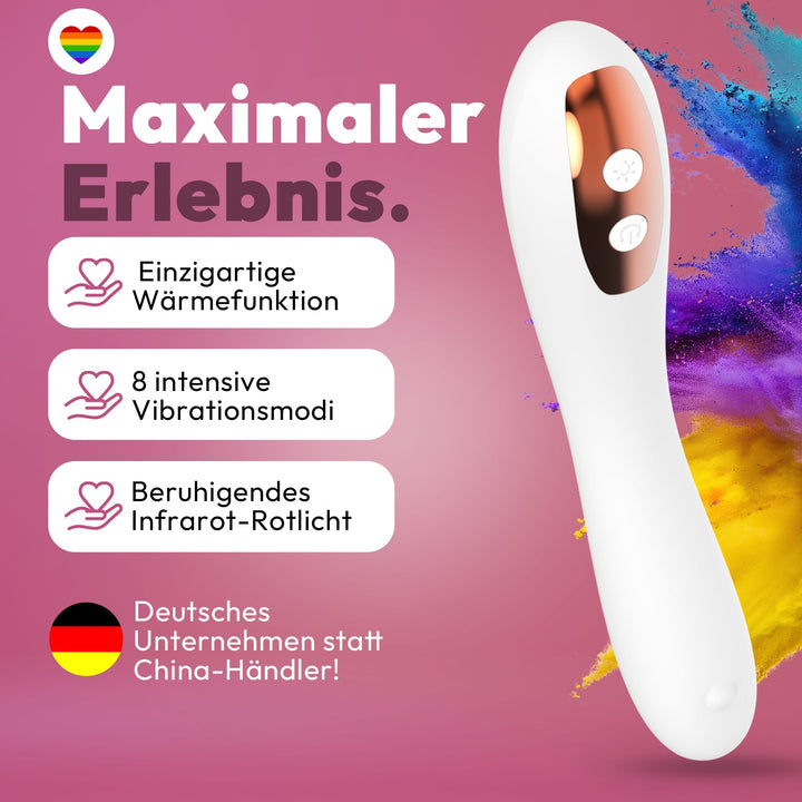 G-Punkt Vibrator mit Wärmefunktion & Rotlicht