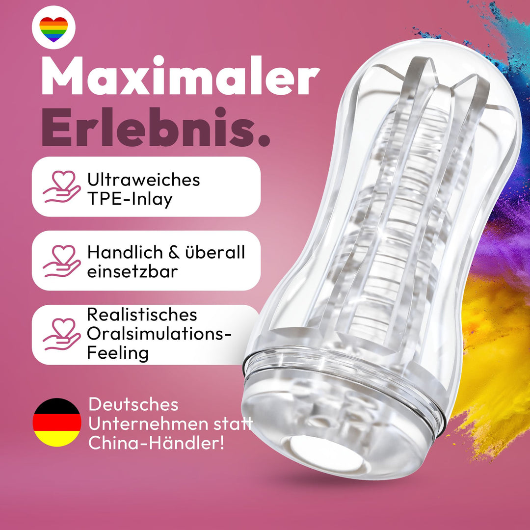 Masturbator Taschenmuschi 18 cm 3 Texturen