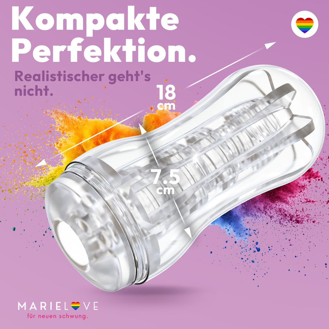 Masturbator Taschenmuschi 18 cm 3 Texturen