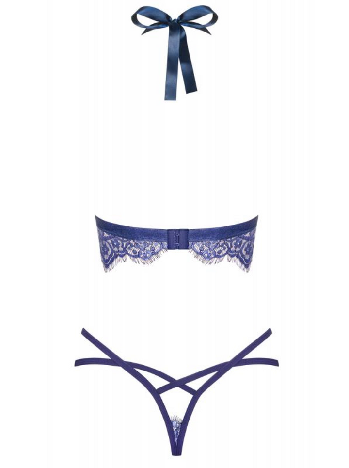 Flowlace Kanten 2-delige Bh Set - Blauw