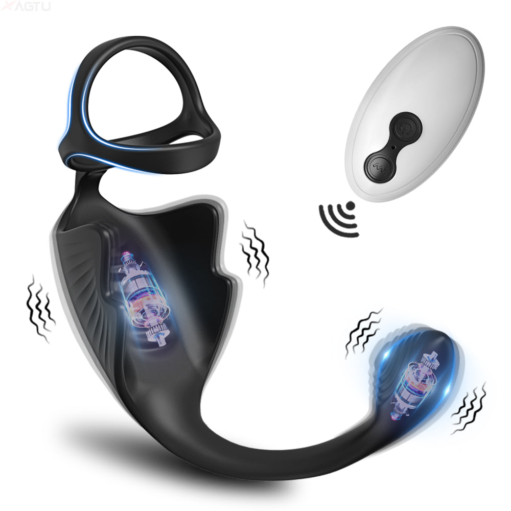 Vibrator mit Fernbedienung, schwarz