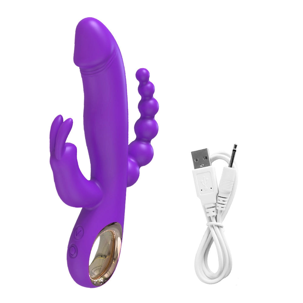 marielove 20cm Rabbit Vibrator 3in1 Stimulation