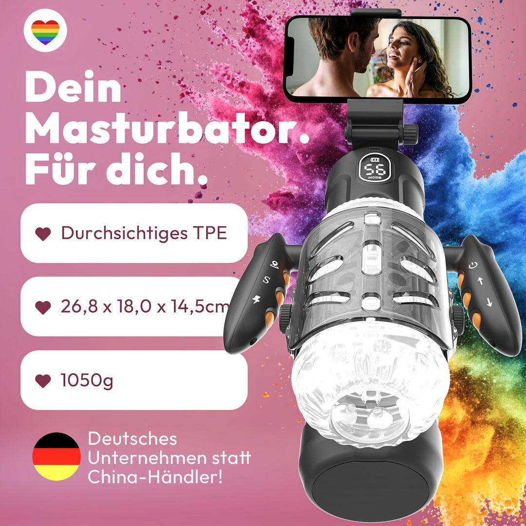 Elektrischer Masturbator Feather Wing Cup