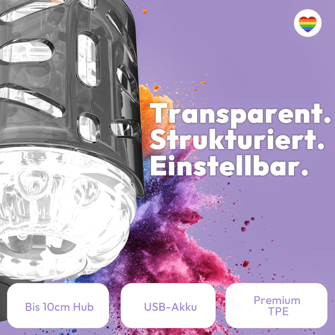 Elektrischer Masturbator Feather Wing Cup