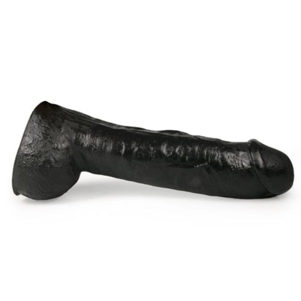 All Black XXL Dildos All Black Riesendildo All Black – Realistischer schwarzer Dildo 29 cm diskret bestellen bei marielove