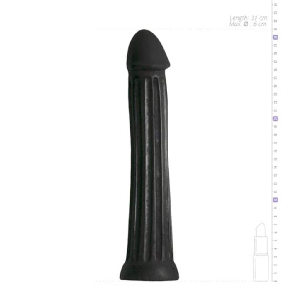 All Black XXL Dildos Default All Black Riesendildo XXL Dildo 31,5 cm in Schwarz diskret bestellen bei marielove