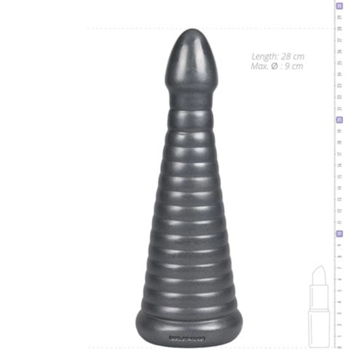 American Bombshell XXL Dildos Default American Bombshell Riesendildo Rockeye Großer Dildo - Gun Metal diskret bestellen bei marielove