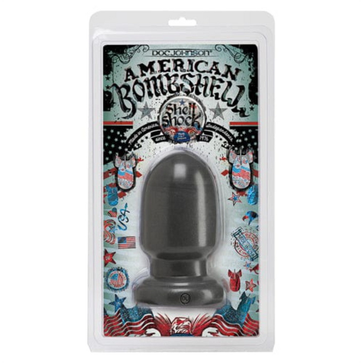 American Bombshell XXL Dildos Default American Bombshell Riesendildo Runder und dicker Dildo in Grau diskret bestellen bei marielove