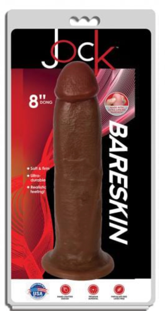 Bareskin Realistische Dildos Bareskin Realistischer Dildo 22 cm mit Saugnapf - Braun diskret bestellen bei marielove