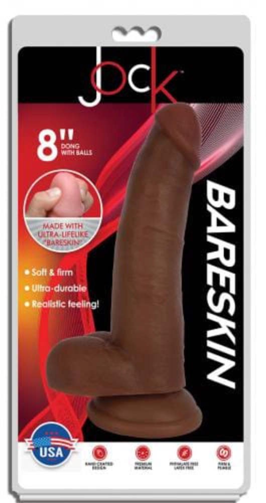 Bareskin Realistische Dildos Default Bareskin Realistischer Dildo 21 cm mit Hodensack - Braun diskret bestellen bei marielove