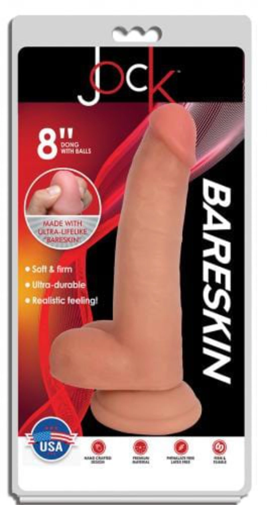 Bareskin Realistische Dildos Default Bareskin Realistischer Dildo 21 cm mit Hodensack - Hautfarben diskret bestellen bei marielove