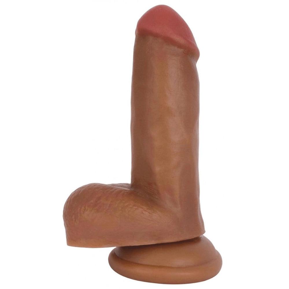 Bareskin Realistische Dildos Default Bareskin Realistischer Dildo mit Saugnapf und Hodensack - Braun diskret bestellen bei marielove