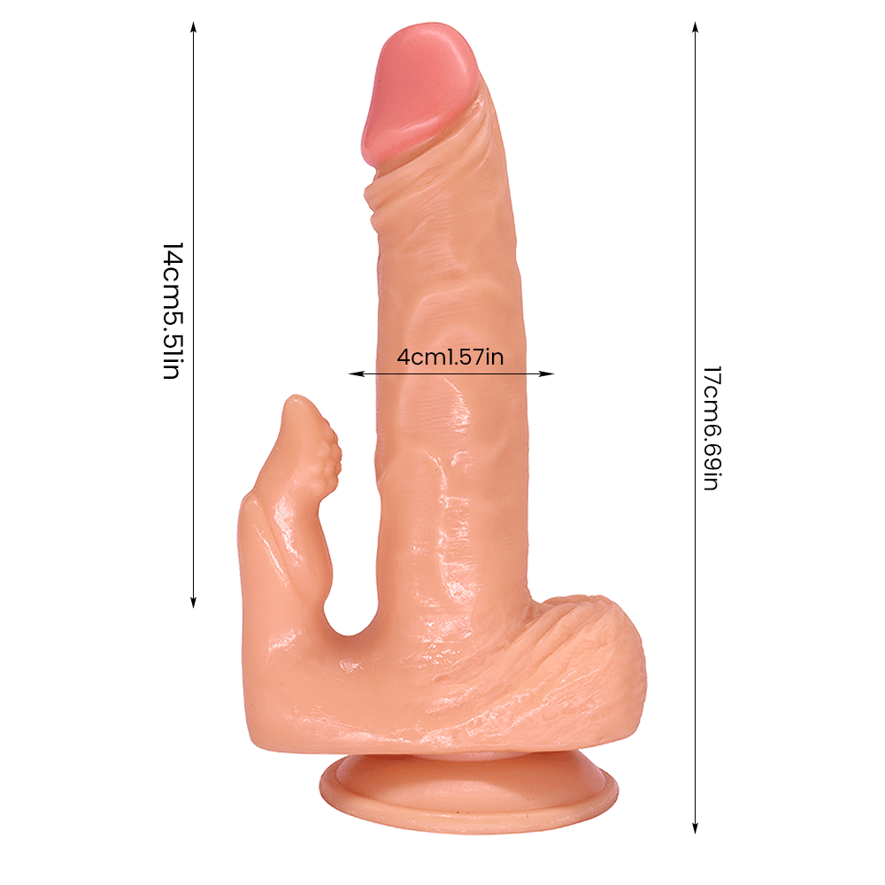 Dildo mit Saugnapf und Maßen