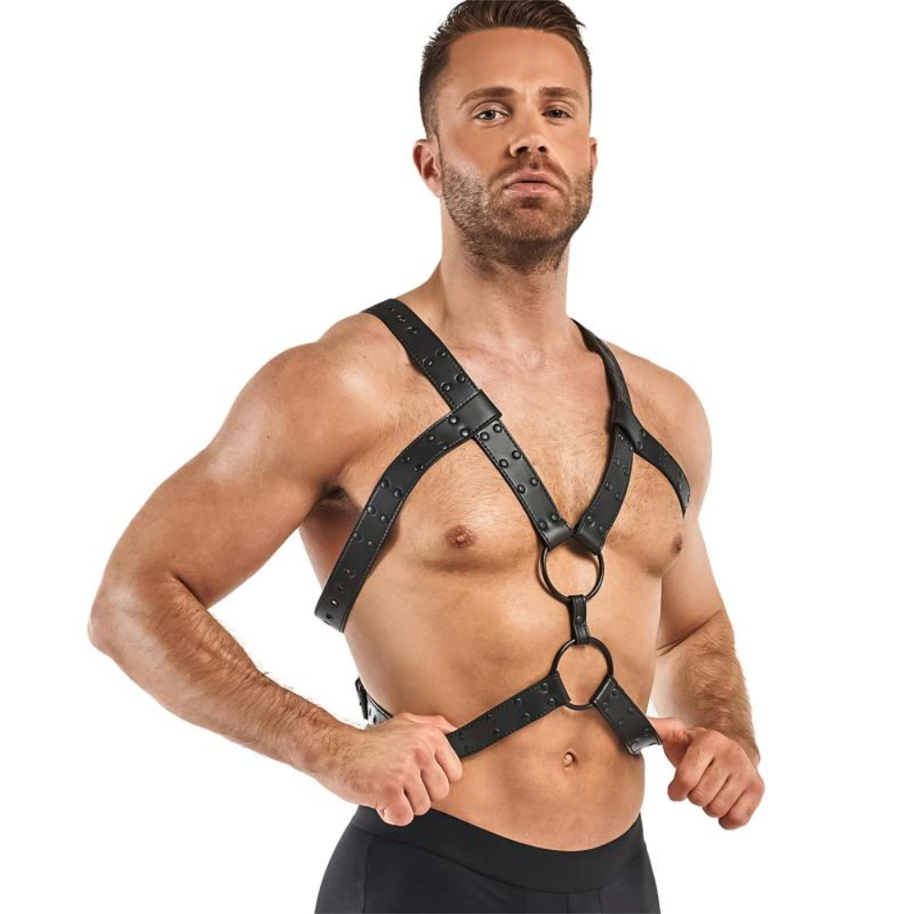 Rocco Bondage-Harness - Schwarz