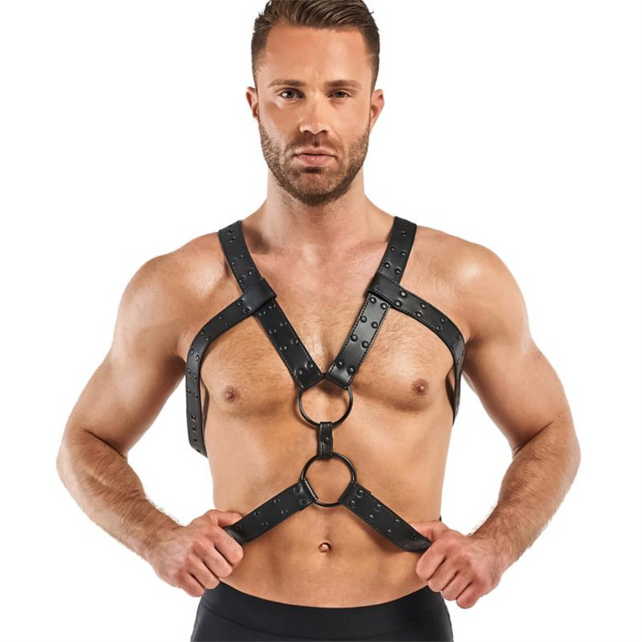 Rocco Bondage-Harness - Schwarz