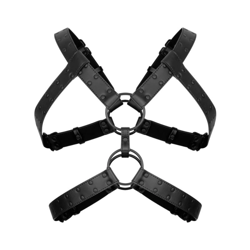 Rocco Bondage-Harness - Schwarz