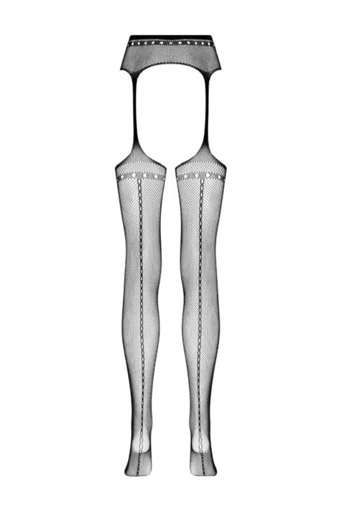 Strapsstrumpfhose Tula - Schwarz