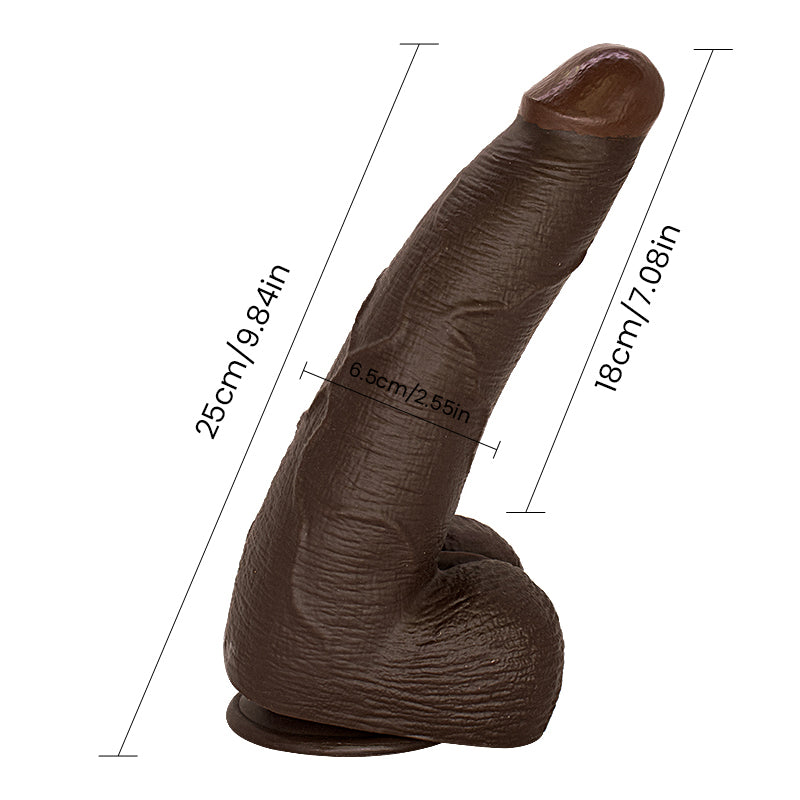 Dildo mit Größenangaben