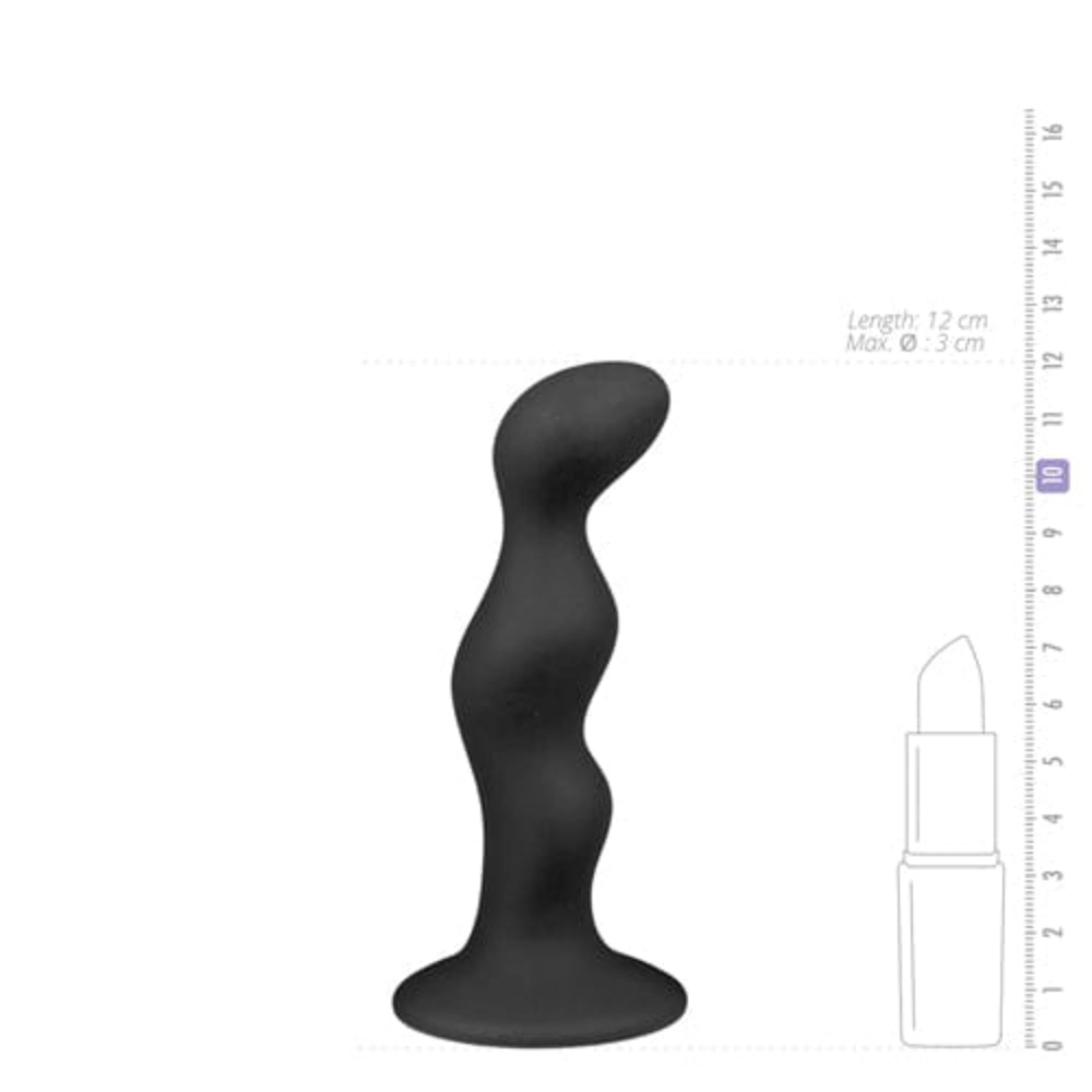 Easytoys Analdildos Default Easytoys Anal Dildo Ribbed Black Silicone Dildo diskret bestellen bei marielove