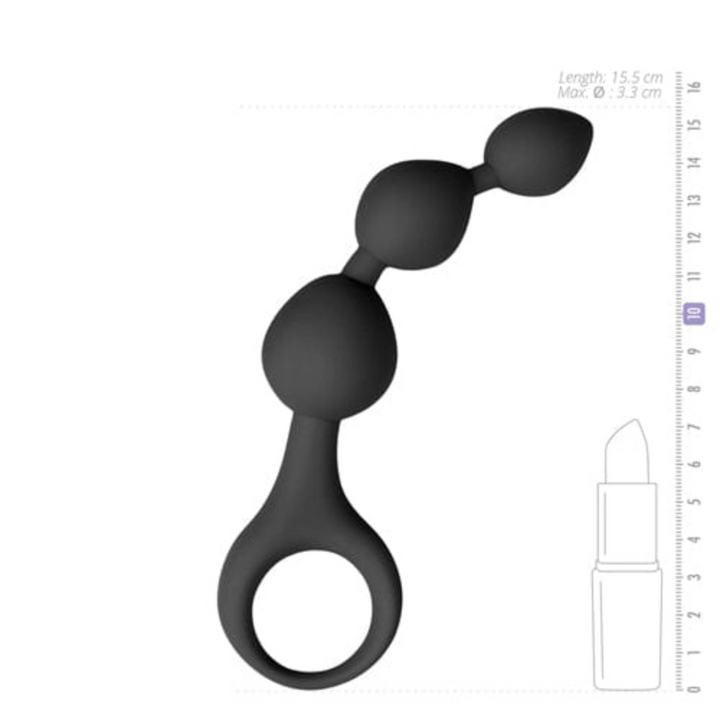 Easytoys Analdildos Default Easytoys Anal Dildo Schwarzer Analdildo in Kugelform aus Silikon diskret bestellen bei marielove