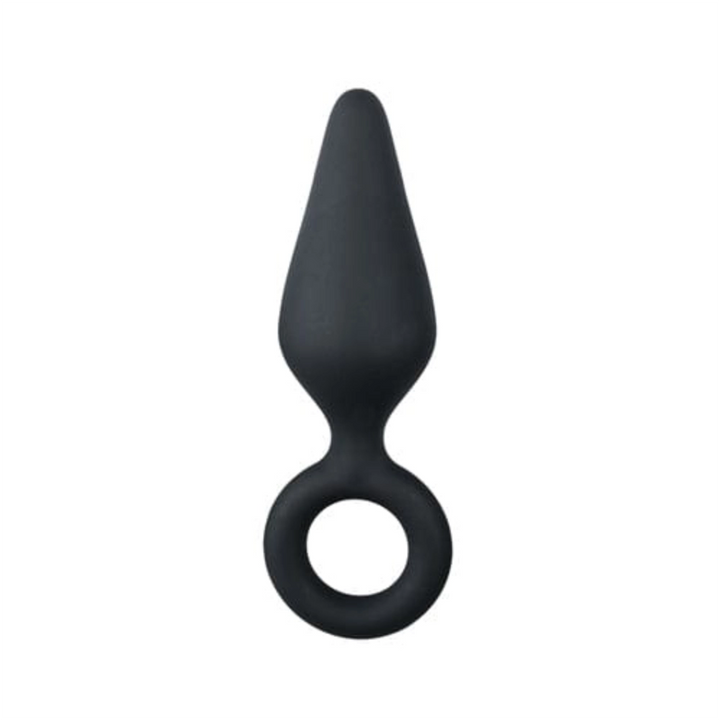 Easytoys Analplugs Default Easytoys Analplug Schwarze Buttplugs mit Zugring - Klein diskret bestellen bei marielove