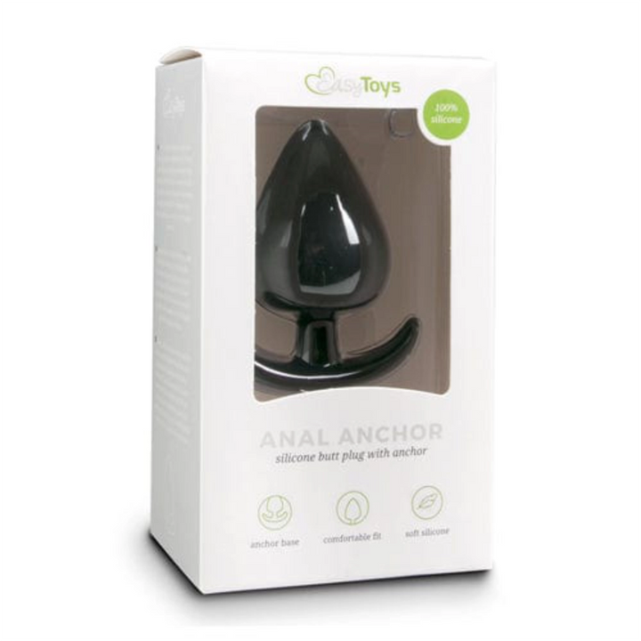 Easytoys Analplugs Default Easytoys Analplug Schwarzer Anker-Buttplug - Medium diskret bestellen bei marielove