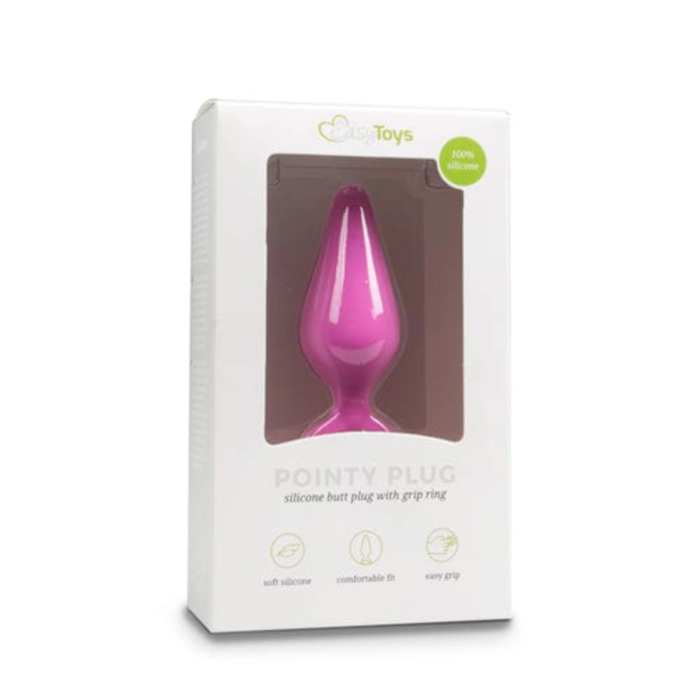 Easytoys Analplugs Default Rosa Analplugs mit Zugring - Groß diskret bestellen bei marielove