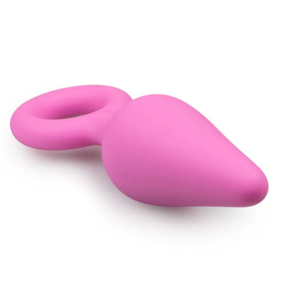 Easytoys Analplugs Default Rosa Analplugs mit Zugring - Groß diskret bestellen bei marielove