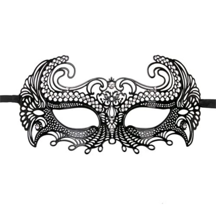 Easytoys Bondage Masken Default Easytoys SM Maske Venezianische Maske aus Metall in Schwarz diskret bestellen bei marielove