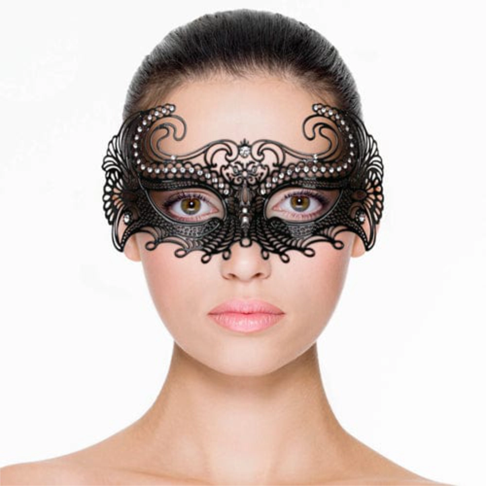 Easytoys Bondage Masken Default Easytoys SM Maske Venezianische Maske aus Metall in Schwarz diskret bestellen bei marielove