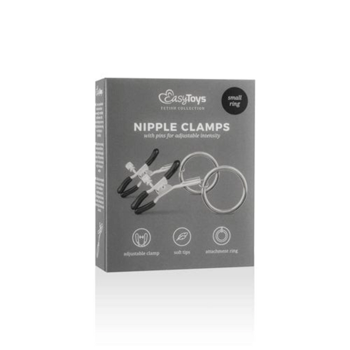 Easytoys Nippelklemmen Default Easytoys Nippelklemmen Metall Nippelklammern mit Ring diskret bestellen bei marielove