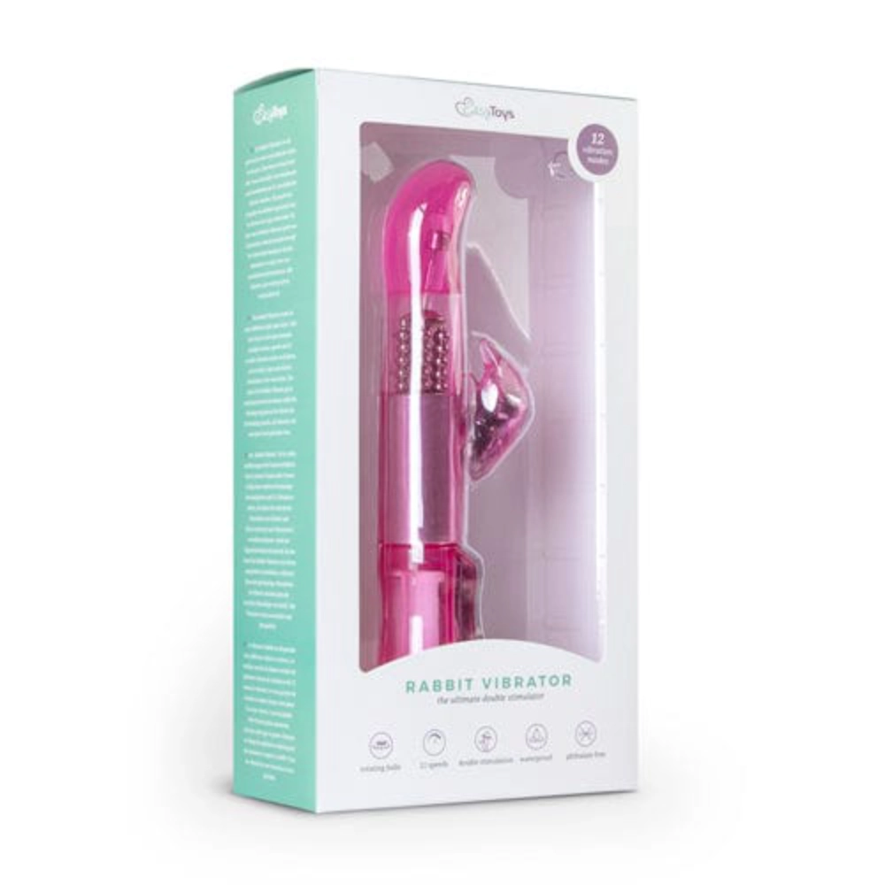 Easytoys Rabbit Vibrator Default Easytoys Rabbit Vibrator Delfin Vibrator in Pink diskret bestellen bei marielove