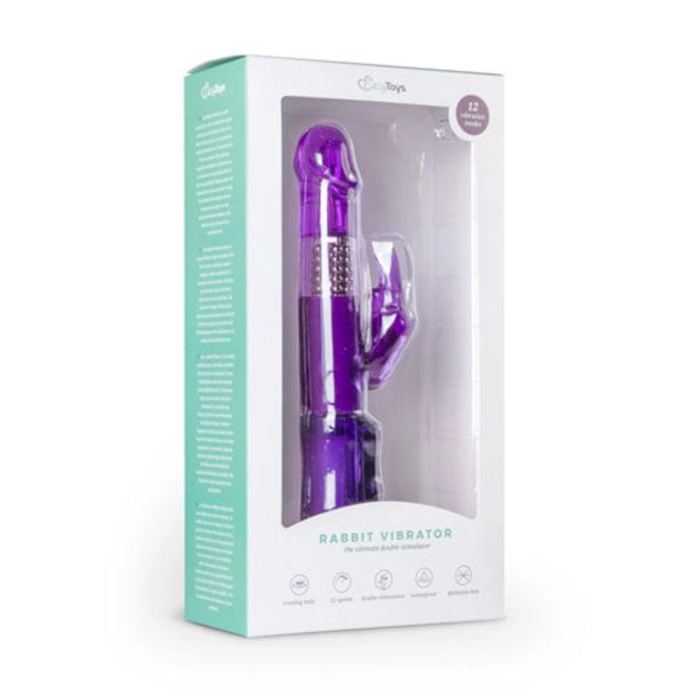 Easytoys Rabbit Vibrator Default Easytoys Rabbit Vibrator - Lila Vibrator zur G-Punkt Stimulation - Sexspielzeug f. Frauen diskret bestellen bei marielove