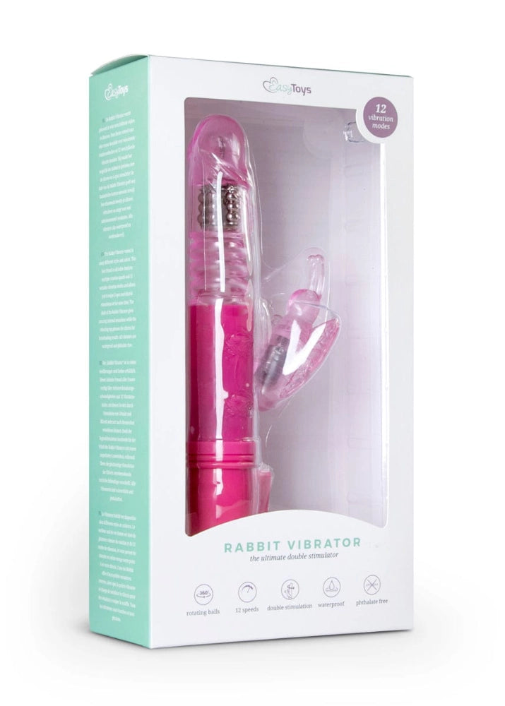 Easytoys Rabbit Vibrator Easytoys Rabbit Vibrator Butterfly Vagina & Klitoris Stimulator 12 Stufen Vibrator Sexspielzeug diskret bestellen bei marielove