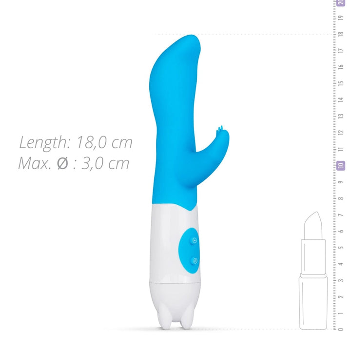 Easytoys Rabbit Vibrator Easytoys Rabbit Vibrator Petite Piper G-Punkt Vibrator - Blau diskret bestellen bei marielove