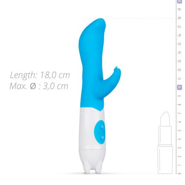 Easytoys Rabbit Vibrator Easytoys Rabbit Vibrator Petite Piper G-Punkt Vibrator - Blau diskret bestellen bei marielove