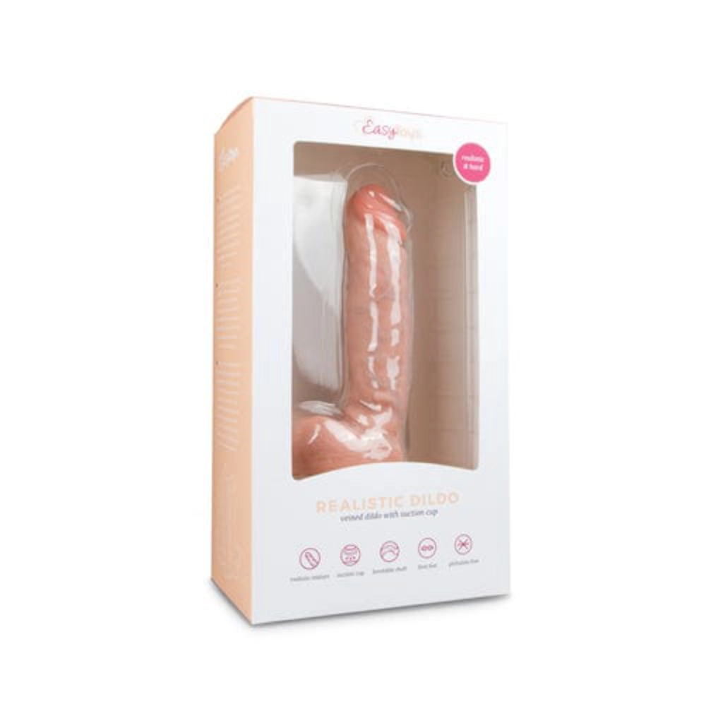 Easytoys Realistische Dildos Easytoys Realistischer hautfarbener Dildo - 22,5 cm diskret bestellen bei marielove