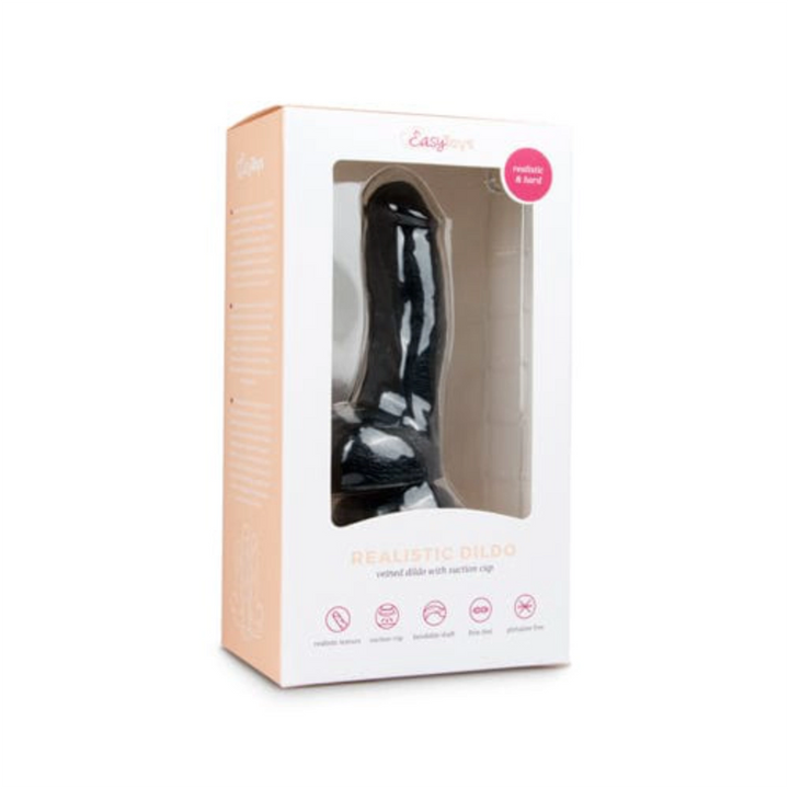 Easytoys Realistische Dildos Easytoys Realistischer schwarzer Dildo - 15 cm diskret bestellen bei marielove