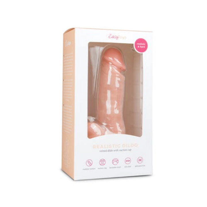 Easytoys Saugnapf Dildo Easytoys Saugnapfdildo hautfarbener Dildo - 17,5 cm diskret bestellen bei marielove