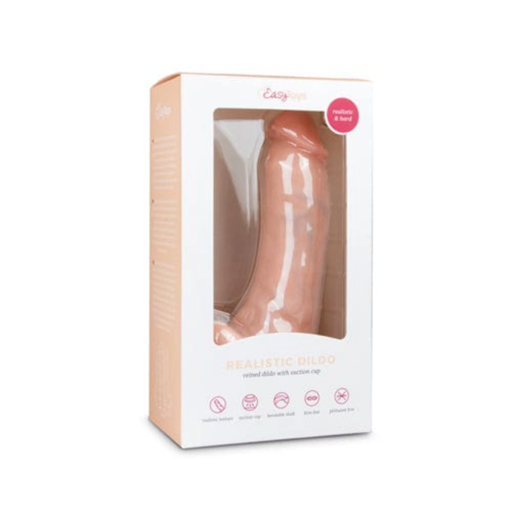 Easytoys Saugnapf Dildo Easytoys Saugnapfdildo Realistischer hautfarbener Dildo - 20 cm diskret bestellen bei marielove