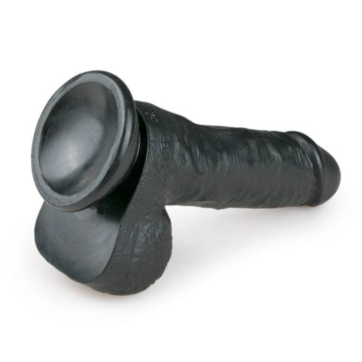 Easytoys Saugnapf Dildo Easytoys Saugnapfdildo Realistischer schwarzer Dildo - 17,5 cm diskret bestellen bei marielove